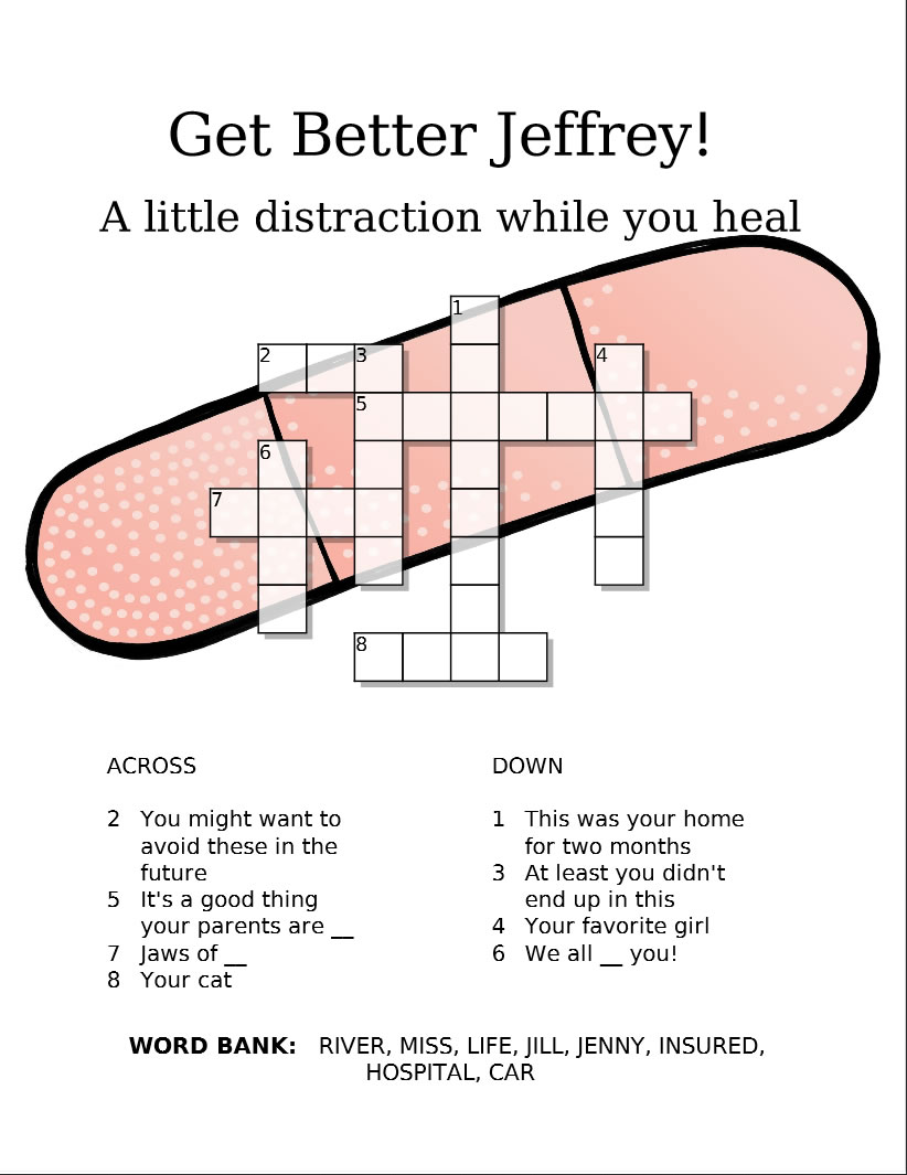 get well soon puzzle